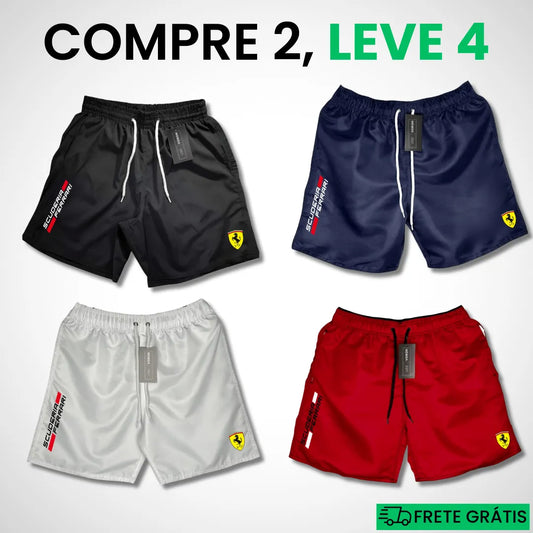 Kit 4 Shorts SF Premium Fit (COMPRE 2 LEVE 4)