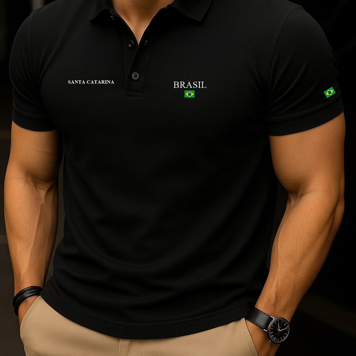 Camisa Polo Brasil - Santa Catarina™