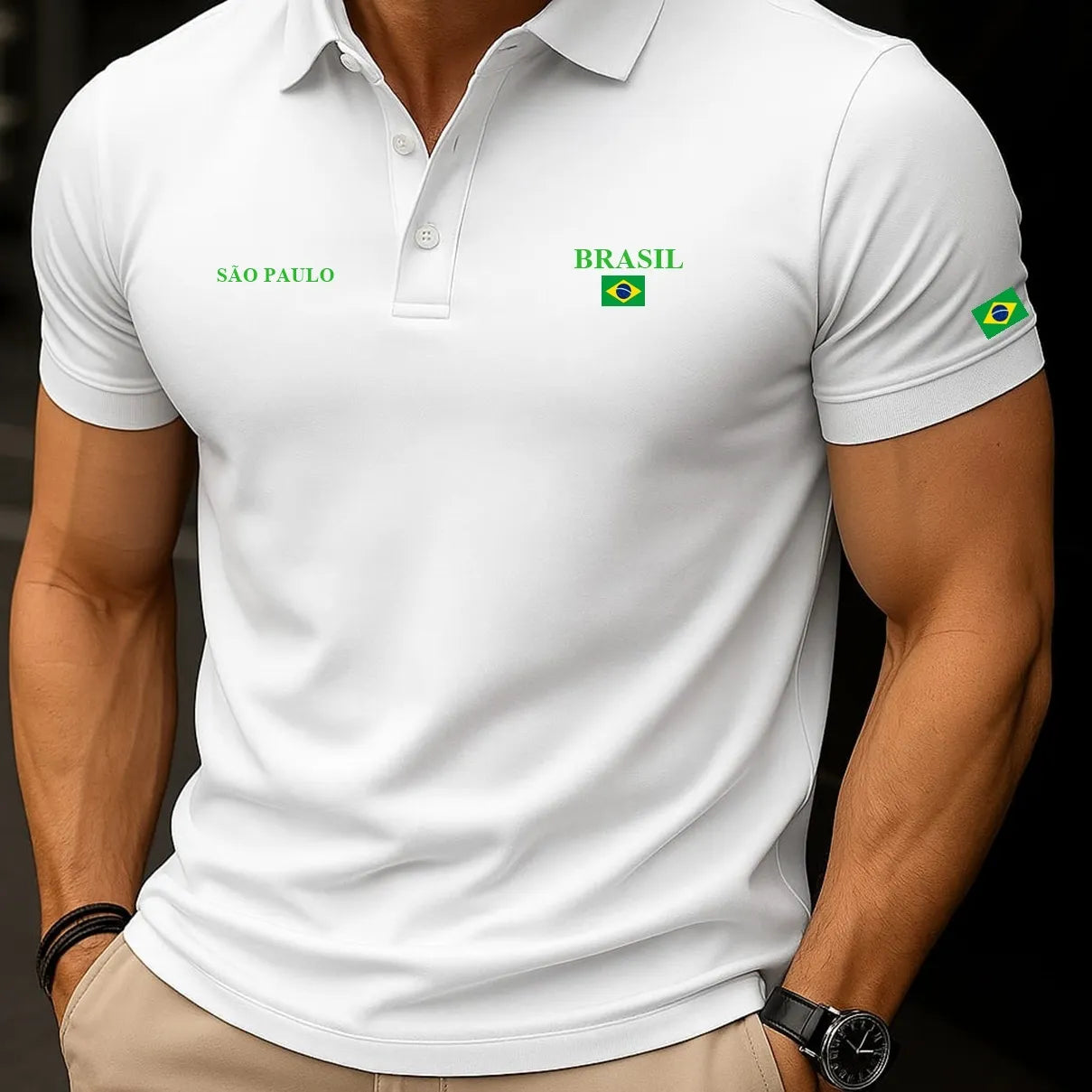Camisa Polo Brasil - São Paulo™