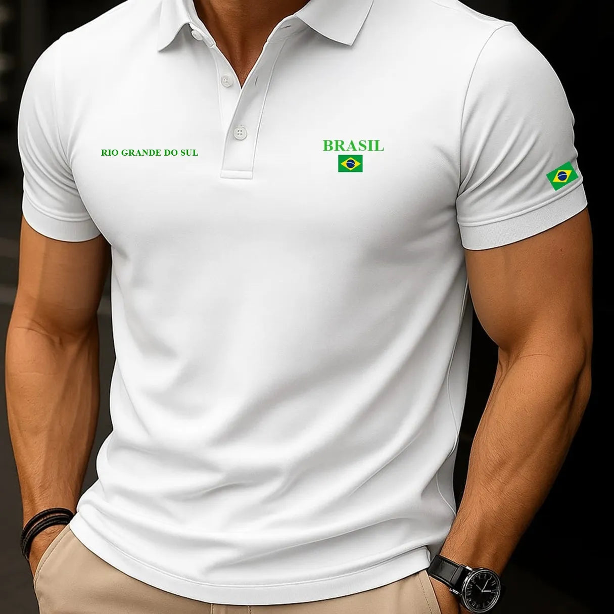 Camisa Polo Brasil - Rio Grande do Sul™
